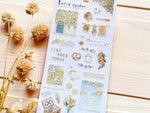 Q-Lia "Ferie" Sheet of Stickers / Morning Garden
