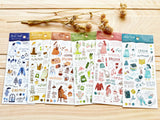 "Play-Ink" Sheet of Stickers / Chillin