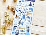 "Play-Ink" Sheet of Stickers / Rainy Day