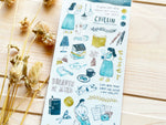 "Play-Ink" Sheet of Stickers / Chillin