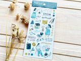 "Play-Ink" Sheet of Stickers / Chillin