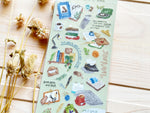 "Choosy Life" Sheet of Stickers / Stationery