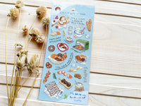 "Choosy Life" Sheet of Stickers / Bread