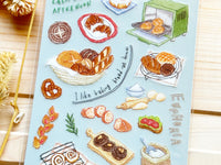 "Choosy Life" Sheet of Stickers / Bread