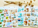 "La Vista" Sheet of Stickers / Sunny