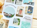 "La Vista" Sheet of Stickers / City