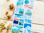 "La Vista" Sheet of Stickers / Sunny