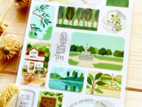 "La Vista" Sheet of Stickers / Plant