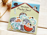 Furukawa Mino Paper Flake Stickers / Kitten Summer