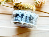 Japanese Die-Cut Washi Masking Tape / Little Houses