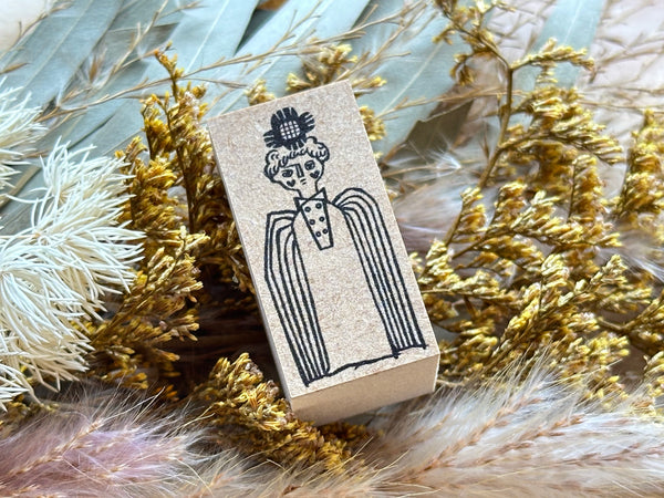 Kinotorico Original Wooden Rubber Stamp / Angel Boy