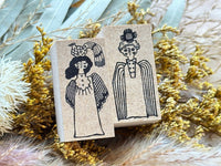 Kinotorico Original Wooden Rubber Stamp / Angel Boy