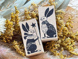 Kinotorico Original Wooden Rubber Stamp / Rabbit