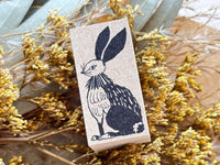 Kinotorico Original Wooden Rubber Stamp / Rabbit