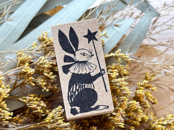 Kinotorico Original Wooden Rubber Stamp / Rabbit