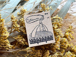 Kinotorico Original Wooden Rubber Stamp / Blanche