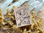 Kinotorico Original Wooden Rubber Stamp / Lapin Pâtissier