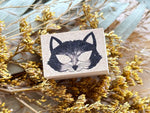 Kinotorico Original Wooden Rubber Stamp / Fox Mask