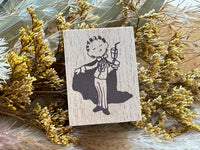 Japanese Wooden Rubber Stamp - Vampire