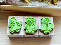 Japanese Wooden Rubber Stamp - Vampire