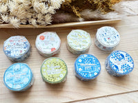 Seitousya Japanese Washi Masking Tape - Sound of Leaves