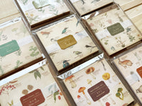 Picture book Style memo note paper set with case / Forest Animals
