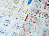 Shinzi Katoh Kenji's Trip Kiss-cut Letterpress Sticker - Agate