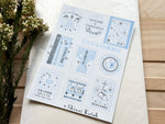 Shinzi Katoh Kenji's Trip Kiss-cut Letterpress Sticker - Agate