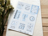 Shinzi Katoh Kenji's Trip Kiss-cut Letterpress Sticker - Agate
