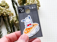 Sanrio x Sushi Clear sticker (small) / Pochacco