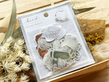 Q-Lia Pale Memory Flake Stickers / Long-tailed Tit