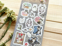 Dayan the Wachifield Cat Masking Sheet of Stickers