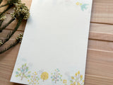 Traditional Japanese Letter Pad / Envelopes - Bird