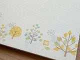 Traditional Japanese Letter Pad / Envelopes - Bird