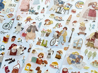 "With Her" Sheet of Stickers / Bear