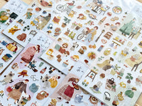 "With Her" Sheet of Stickers / Bear
