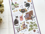 "Snug" Sheet of Stickers / Wine