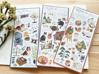 "Snug" Sheet of Stickers / Wine