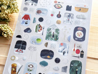 Nishishuku Sheet of Stickers / Scene