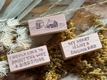 Kurukynki Nonchalant Series Home Stamp - Words