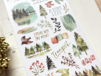 Warble Sheet of Stickers - Green