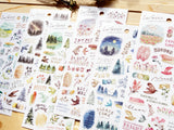 Warble Sheet of Stickers - Navy