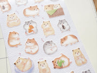 Cherish Sheet of Stickers /  Hamster