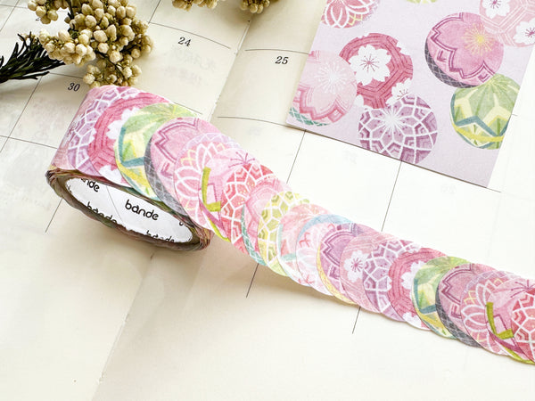 Bande Japanese Washi Masking Roll Stickers - Traditional Japanese Patterns