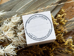 Japanese Botanical Wooden Rubber Stamp - Postmark Logo