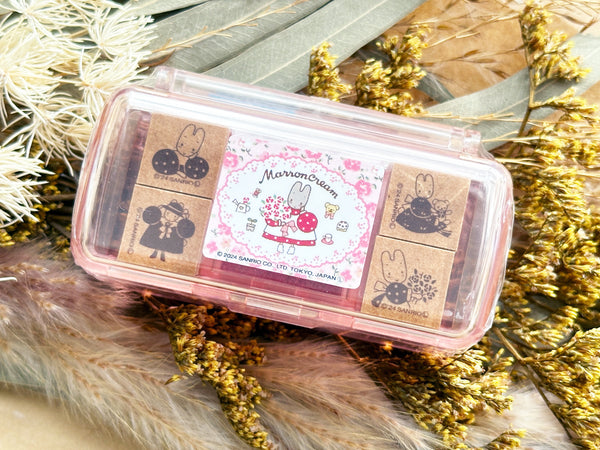 Sanrio Mini Stamp Set / Marron Cream