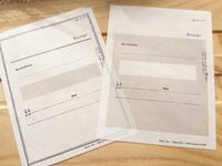 YOHAKU Collage Craft Notepad / M-051 Receipt (領収書)