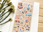 "Choosy Life" Sheet of Stickers / Journey