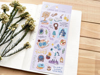 "Choosy Life" Sheet of Stickers / Stargazing
