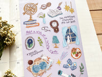 "Choosy Life" Sheet of Stickers / Stargazing